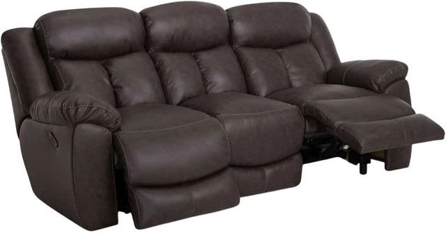 Franklin™ Warner Duvall Coffee Dual Seat Power Reclining Sofa-1