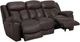 Franklin™ Warner Duvall Coffee Dual Seat Power Reclining Sofa-1