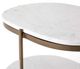 Magnolia Home by Joanna Gaines Lily Antique Brass/White Nightstand-2
