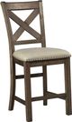 Signature Design by Ashley® Moriville Beige Upholstered Counter Stool-0