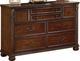 Signature Design by Ashley® Leahlyn 5-Piece Warm Brown King Panel Bed Set-2