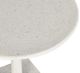 Classic Home Paulina White 31" Outdoor Concrete Dining Table-3