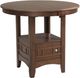 Elements International Max Cherry Pub Dining Table-0
