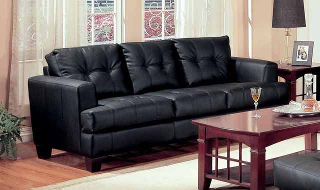 Coaster® Samuel 3-Piece Black Living Room Set-1