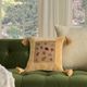 Nourison Home™ Mina Victory Vintage Pillow Beige 25"x25" Throw Pillow-3