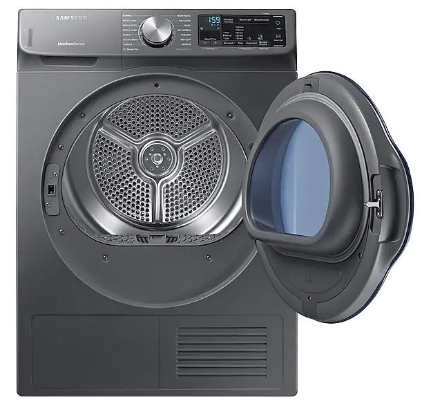 Samsung 4.0 Cu. Ft. Inox Grey Front Load Ventless Electric Dryer-4