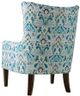 Olliix by Madison Park Multi Carissa Shelter Wing Chair-1