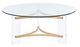 ACME Furniture Sosi Glass Top Coffee Table with Gold Base-3
