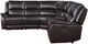 Steve Silver Co. Alexandria 6-Piece Chocolate Power Reclining Curved Sectional-2