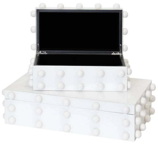 Harp & Finial® Batu 2-Piece White Box Set-2