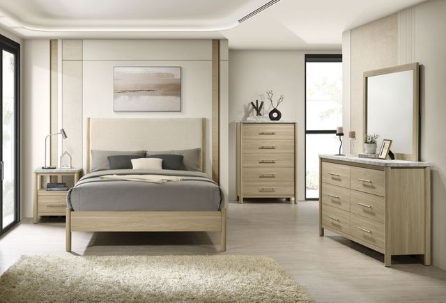 Elements International Jonas Natural King Bed-0