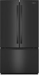 Whirlpool® 36" 30.5 Cu. Ft. Black French Door Refrigerator with Internal Water Dispenser-0