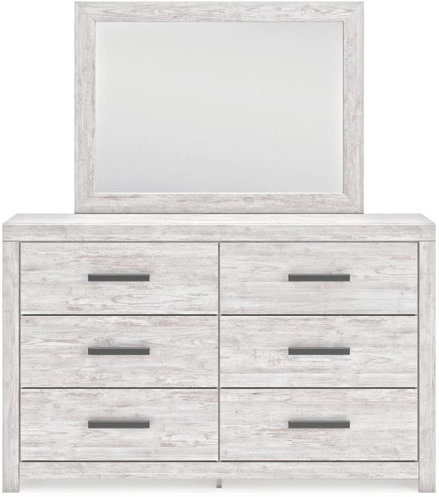 Signature Design by Ashley® Cayboni 4-Piece Whitewash Queen Panel Bed-2