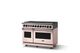 Viking® 7 Series 48'' Blush Sealed Burner Pro Style Dual Fuel Range-2