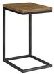 Powell® Barnes Brown C-Table with Black Base-0