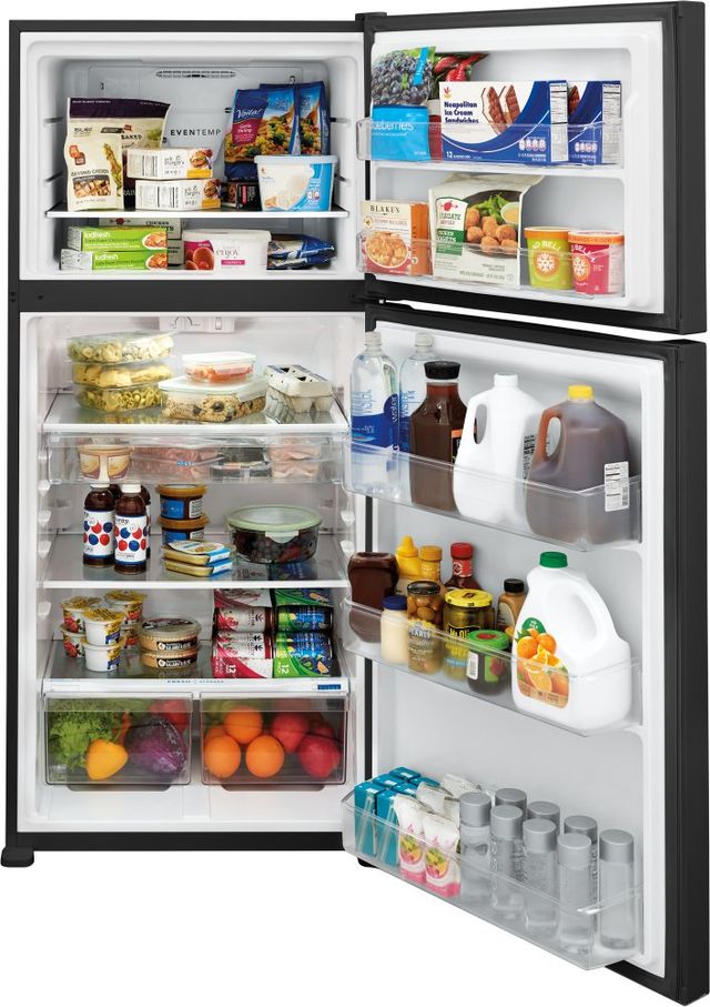 Frigidaire® 30" 20 Cu. Ft. Black Garage Ready Top Freezer Refrigerator-2
