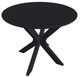 Telescope Casual 5W88 Black Polymers 23" Outdoor MGP Slat Round End Table-0