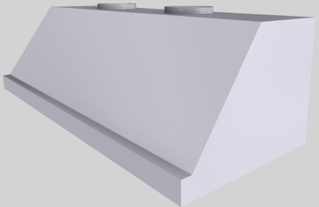 Vent-A-Hood® 60" Wall Mounted Range Hood-White-1