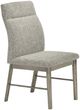 New Classic® Home Furnishings Lennox 5-Piece Gray/Metallic Silver Dining Table Set-3