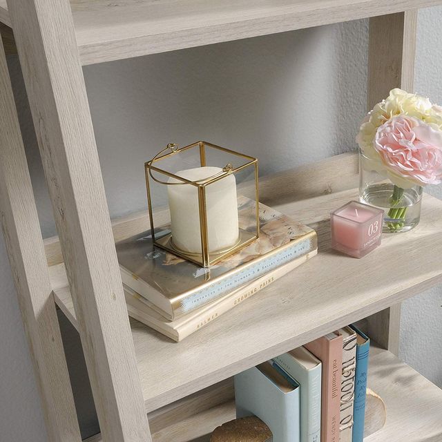 Sauder® Trestle® Chalked Chestnut® 5-Shelf Bookcase-2