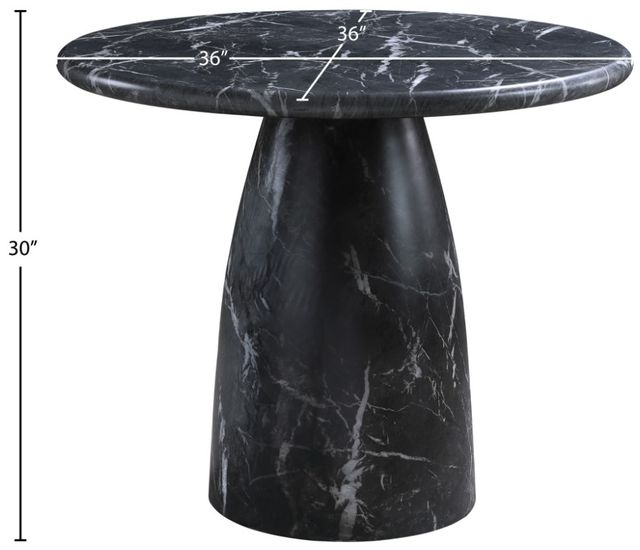 Meridian Furniture Cosenza Black Indoor/Outdoor Concrete Dining Table-3