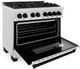 ZLINE Autograph Edition 36" Satin Stainless Steel Pro Style Dual Fuel Range-2