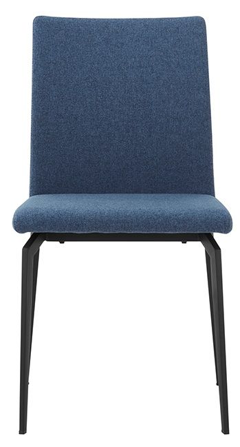 Armen Living Lyon 2-Piece Blue Dining Chairs-1