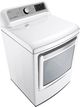 LG 7.3 Cu. Ft. White Front Load Gas Dryer-4