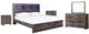 Signature Design by Ashley® Drystan 5-Piece Brown Rustic King Storage Bed Set-0