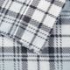Olliix by True North by Sleep Philosophy 3 Piece Grey Plaid Twin Micro Fleece Sheet Set-1