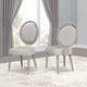Michael Amini® Eclipse Ivory Jacquard/Moonlight Side Chair-1