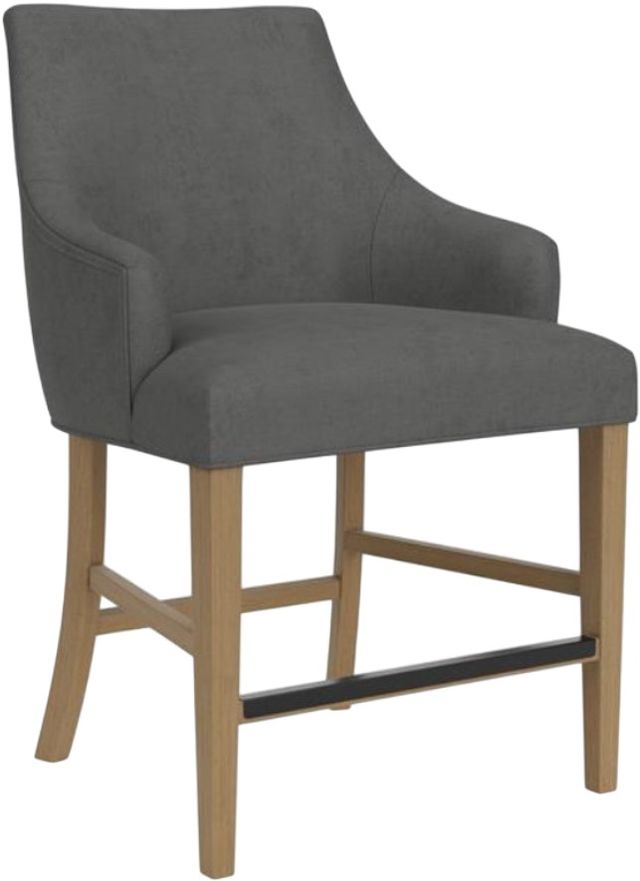 Riverside Furniture Mix-N-Match Chairs 2-Piece Slate Swoop Arm Upholstered Stool Set-1