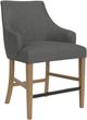 Riverside Furniture Mix-N-Match Chairs 2-Piece Slate Swoop Arm Upholstered Stool Set-1