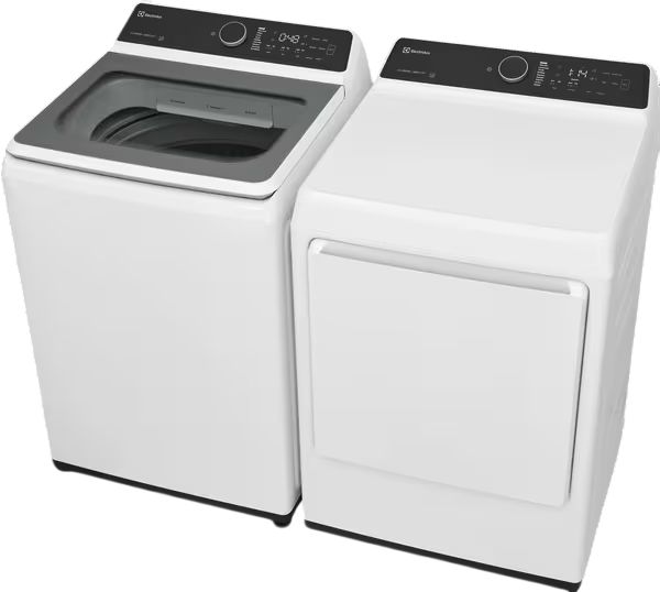 Electrolux® White Top Load Washer & Electric Dryer Laundry Pair-1