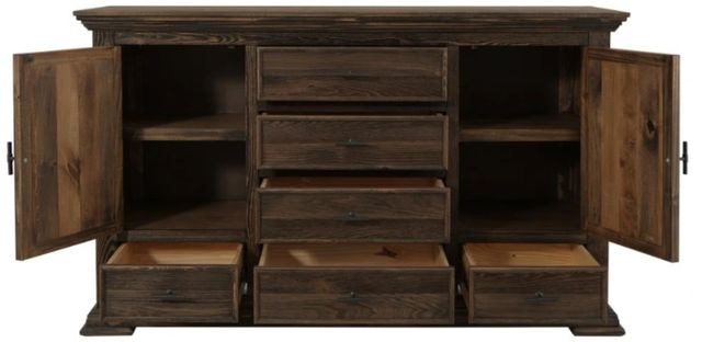 International Furniture Direct Desire Deep Brown Dresser-4