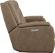 Flexsteel® Arlo Driftwood Power Reclining Loveseat with Console and Power Headrests-2