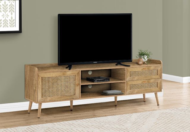Monarch Specialties Inc. Walnut 72" TV Stand-2