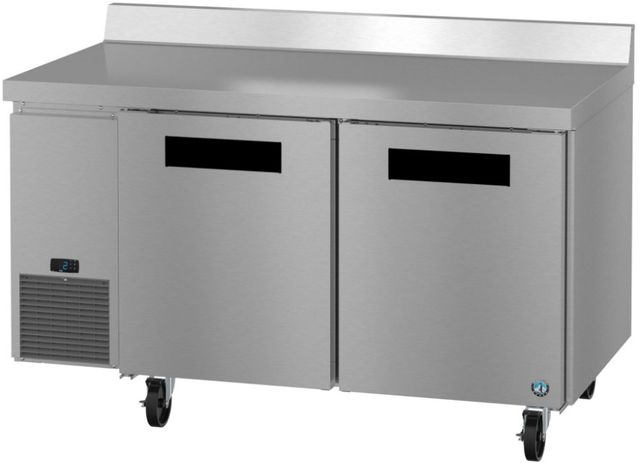 Hoshizaki Steelheart® 60" 17.22 Cu. Ft. Stainless Steel Two Section Side Mount Freezer with Stainless Doors-3