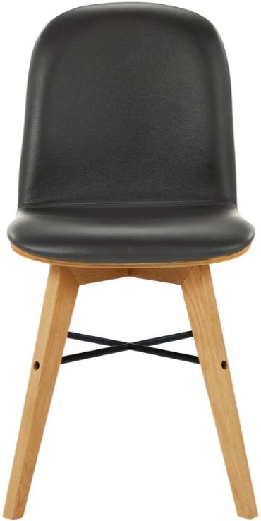 Moe's Home Collection Napoli 2-Piece Black Dining Chair Set-1