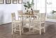 New Classic® Home Furnishings Mitchell 5-Piece Bisque/Brown Counter Height Dining Set-1