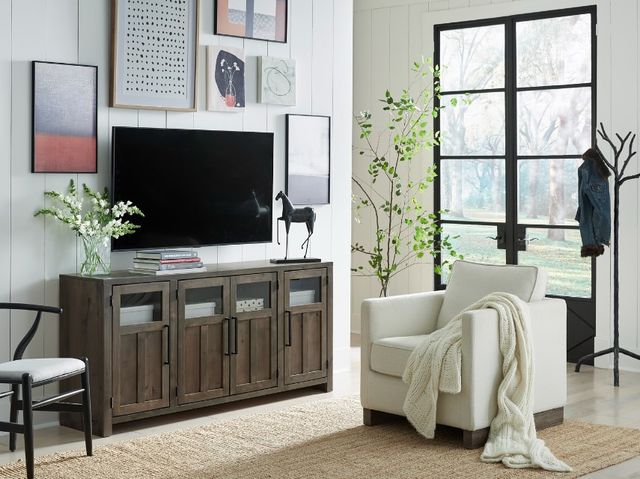 aspenhome® Finnegan Sandy Brown 4-Door 68" Console-2
