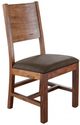 International Furniture Direct Parota Brown Side Chair-0