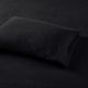 Olliix by True North by Sleep Philosophy Micro Fleece Black California King Sheet Set-3
