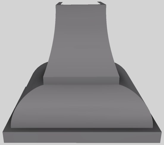 Vent-A-Hood® Designer Series 36" Gunsmoke Wall Mounted Range Hood-0