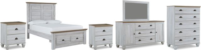 Signature Design by Ashley® Haven Bay 6-Piece Two-Tone Full Panel Storage Bed Set-0