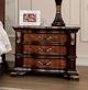 Furniture of America® Aquilina 4-Piece Dark Cherry/Oak Queen Bedroom Set-3