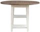 Liberty Furniture Al Fresco Graphite Drop Leaf Table with Whitestone Base-0