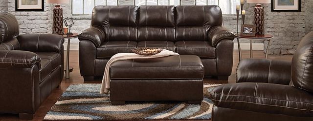 American Wholesale Furniture Austin Chocolate Chair and a Half-1
