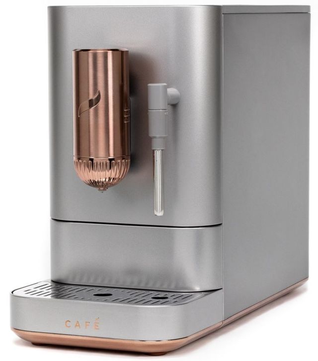FLOOR MODEL Café™ AFFETTO Steel Silver Automatic Espresso Machine and Frother-3
