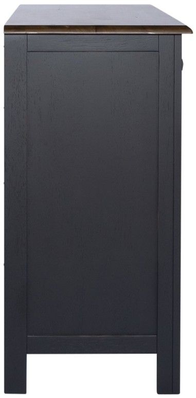 Liberty Furniture Carolina Crossing Antique Honey/Black Server-3